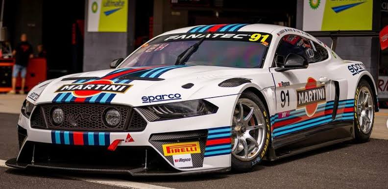 Track day car with livery