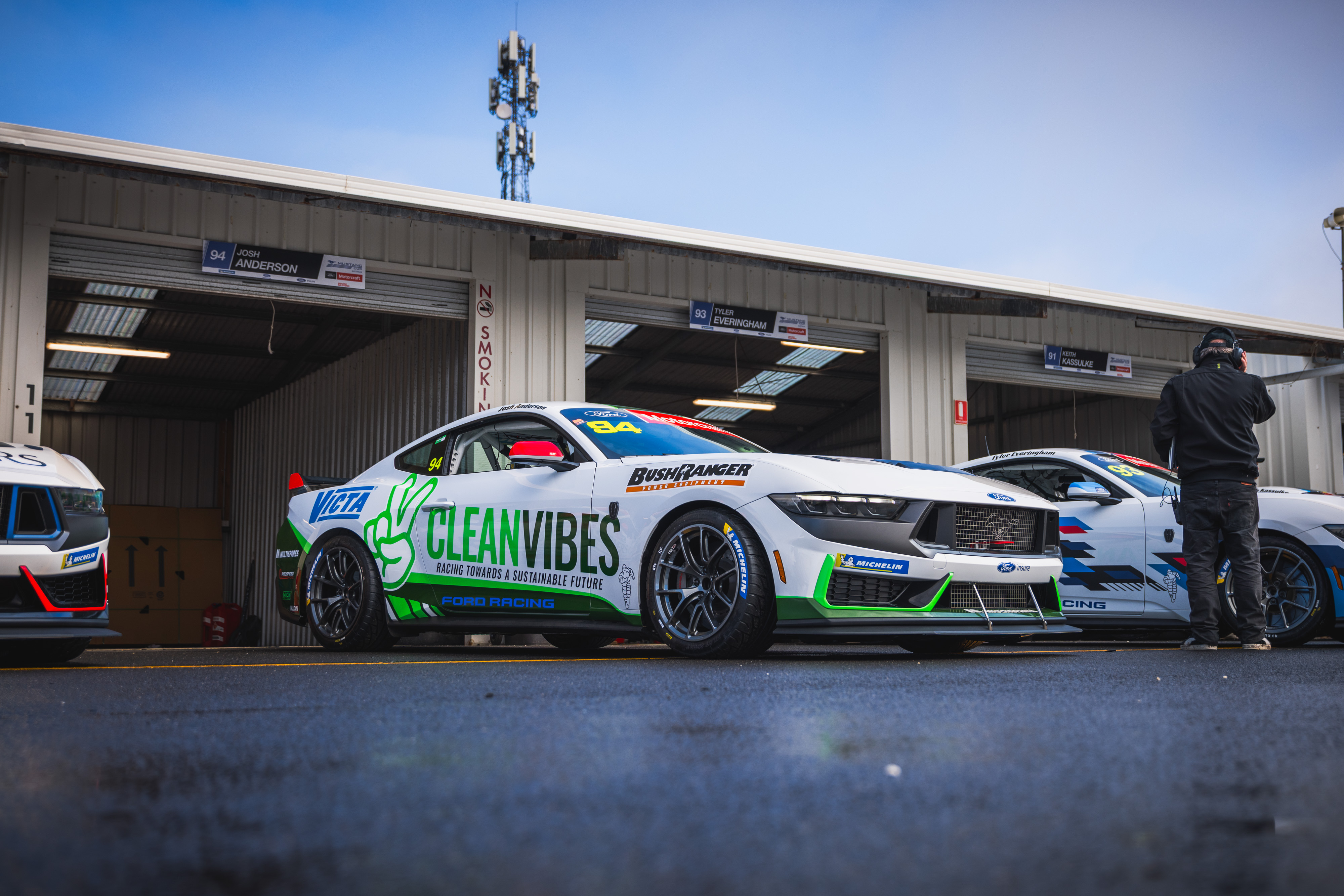 Close-up shot of wrap seams