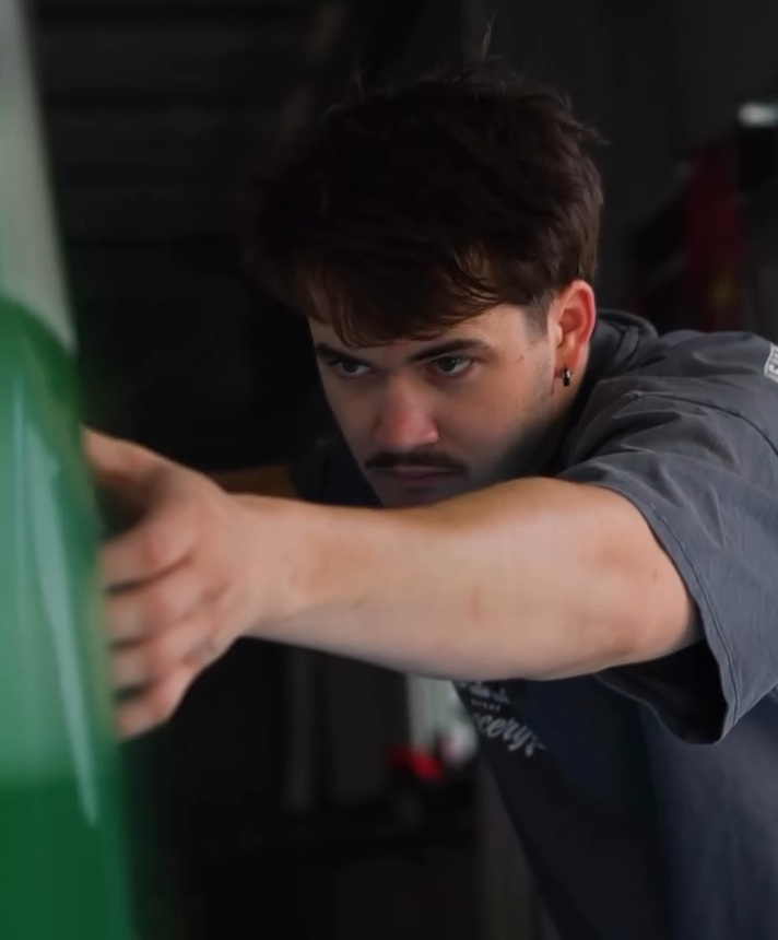 Nick Pro Visuals workshop - professional vehicle wrap installation in Logan, QLD